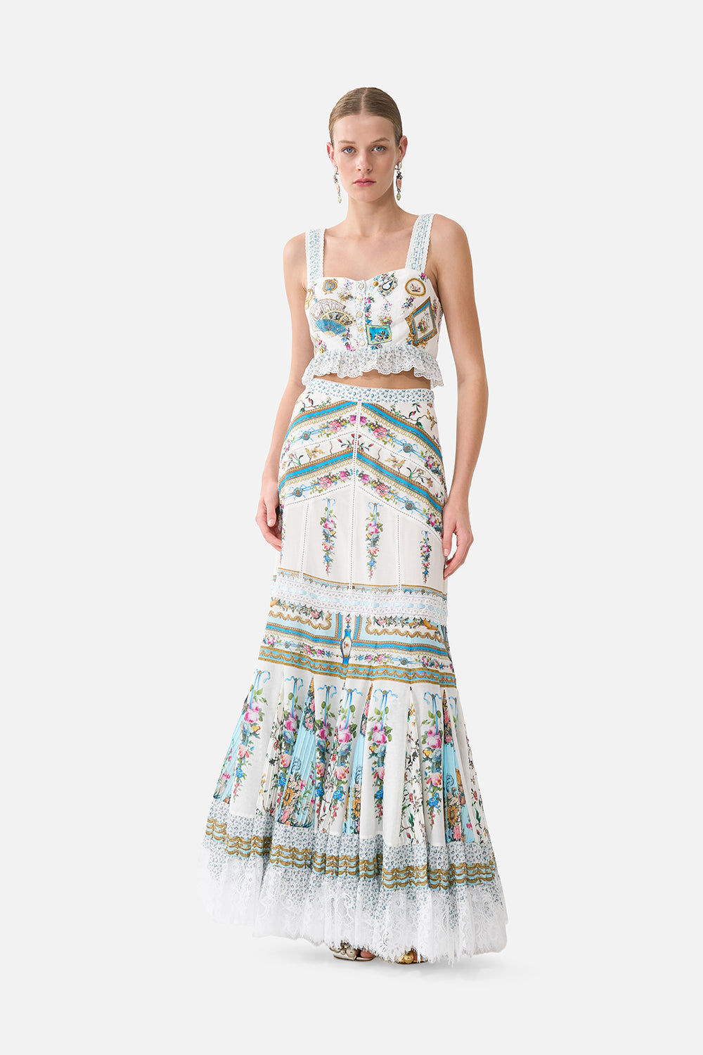 CROP TOP WITH FRILL DETAIL ART FOR THE ARTISANS
