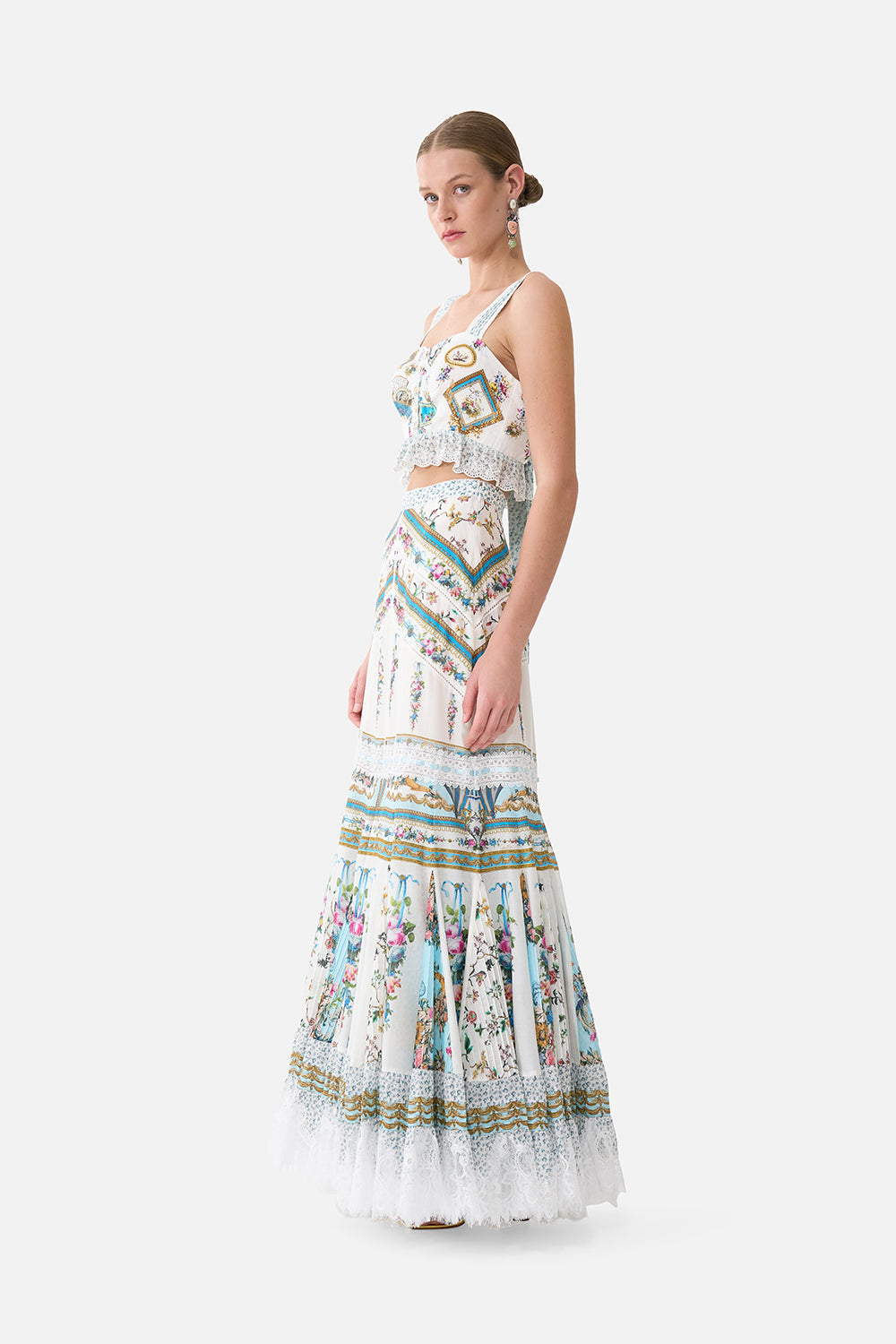 CROP TOP WITH FRILL DETAIL ART FOR THE ARTISANS