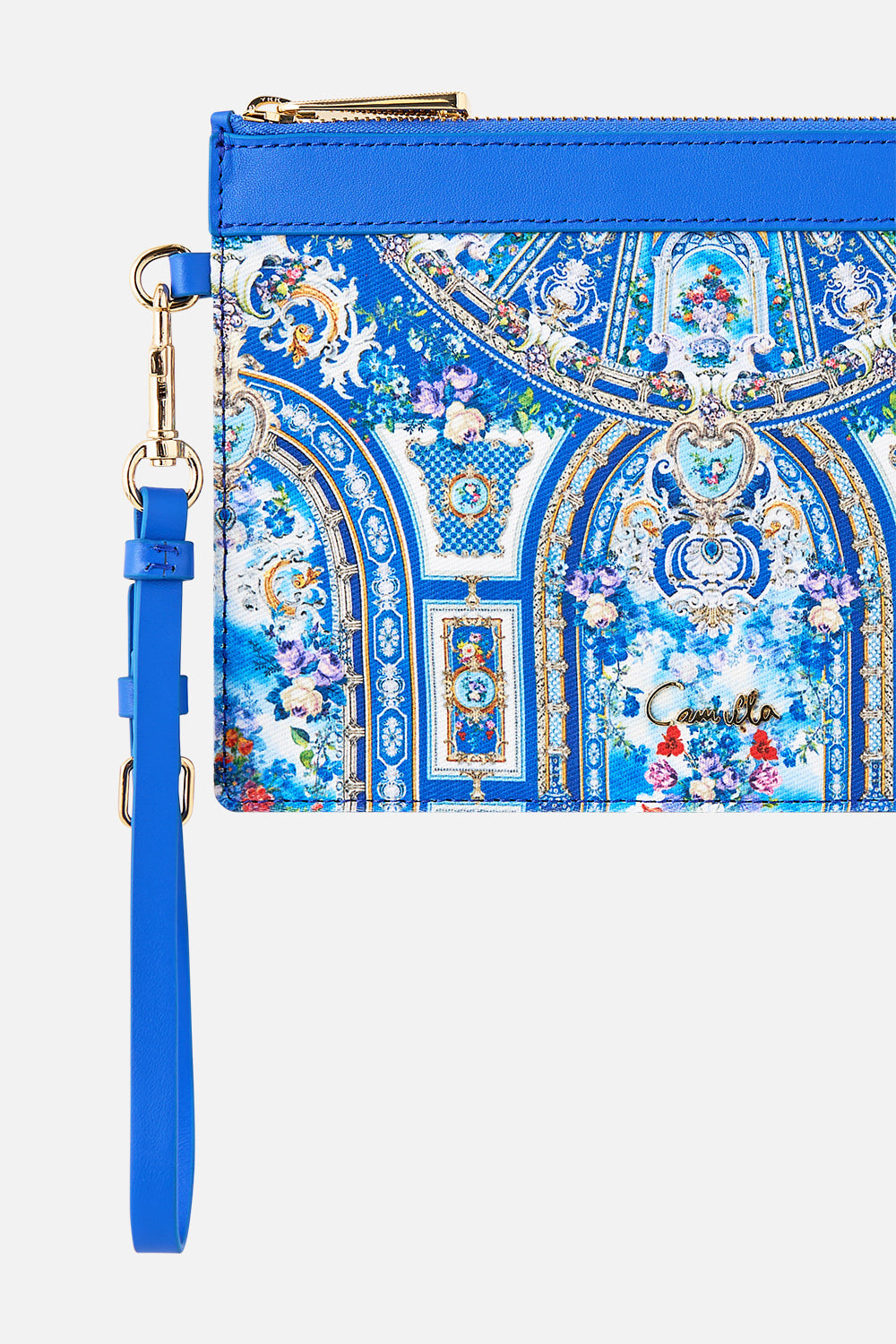 CLUTCH WITH WRISTLET OTTOMAN OPULENCE