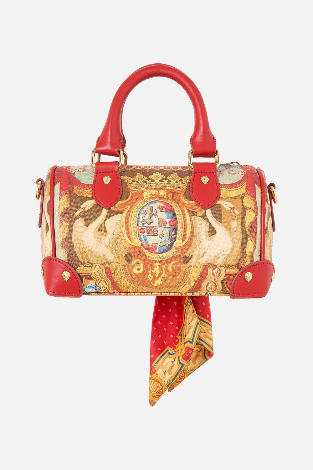 BARREL BAG WITH LEATHER TRIMS LIFE’S RICH TAPESTRY