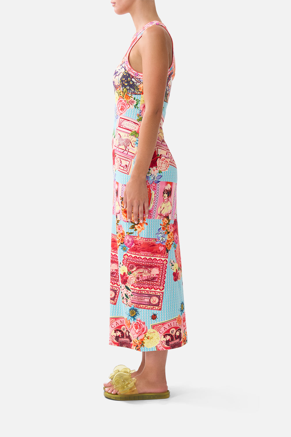 JERSEY TANK DRESS PAPERS AND CURIOUS CAPERS