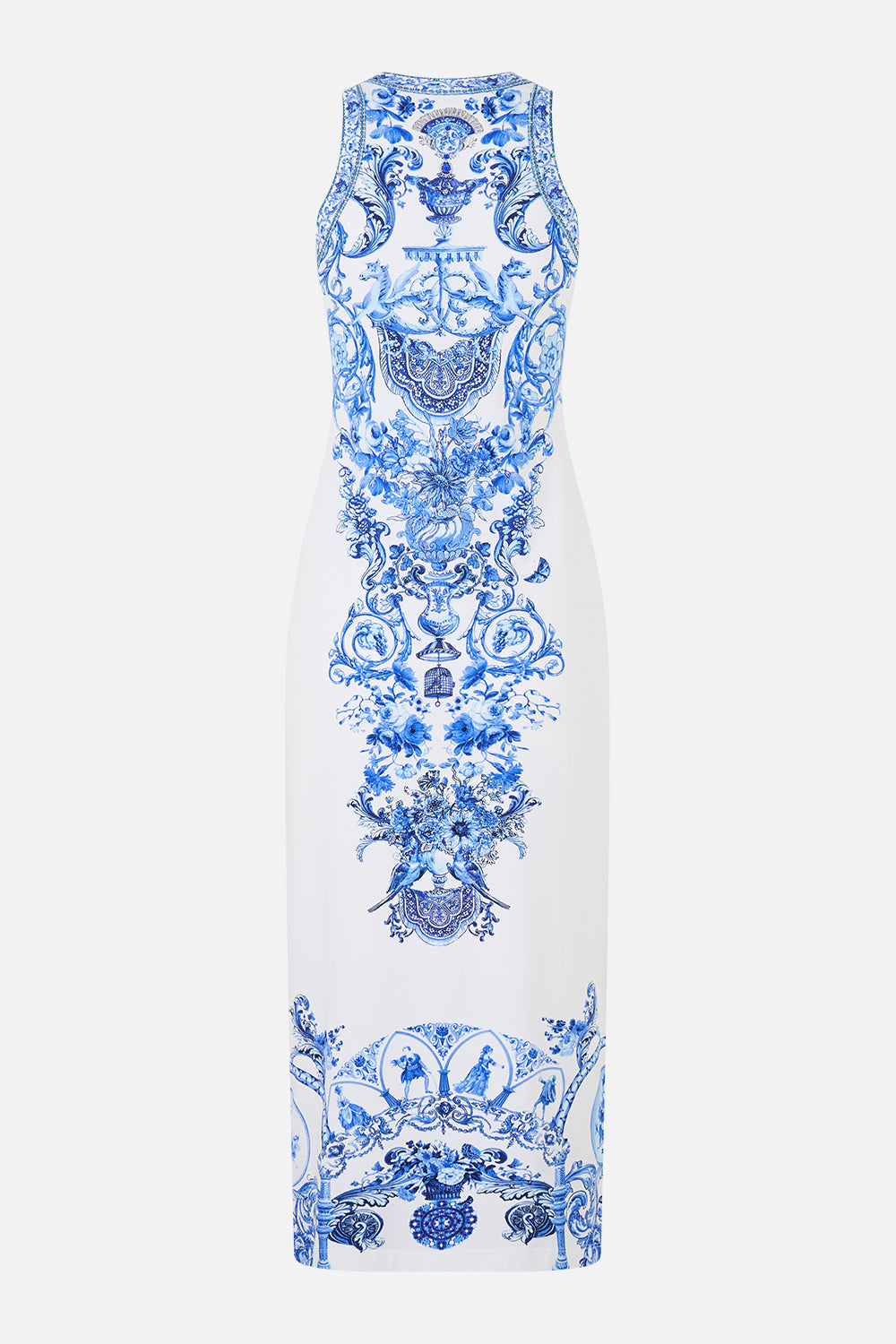 JERSEY TANK DRESS CERAMIC PANORAMIC