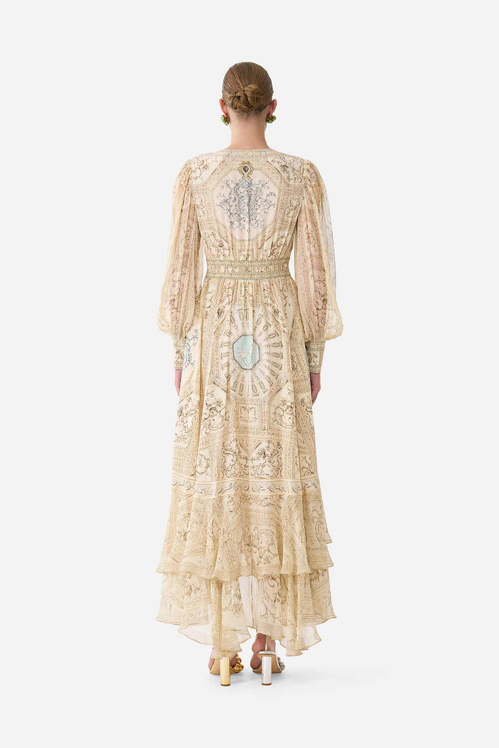 LONG BUTTON FRONT DRESS A BELOVED BOUDOIR