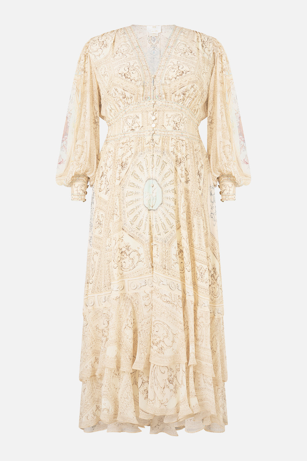 LONG BUTTON FRONT DRESS A BELOVED BOUDOIR