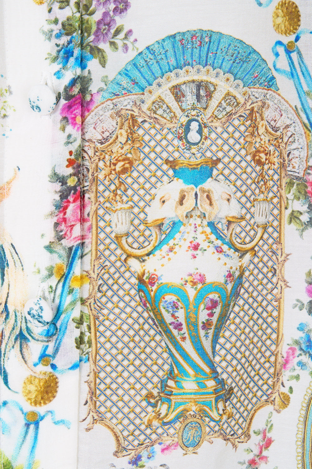 RELAXED BLOUSE WITH FRILL SLEEVE DETAIL ART FOR THE ARTISANS