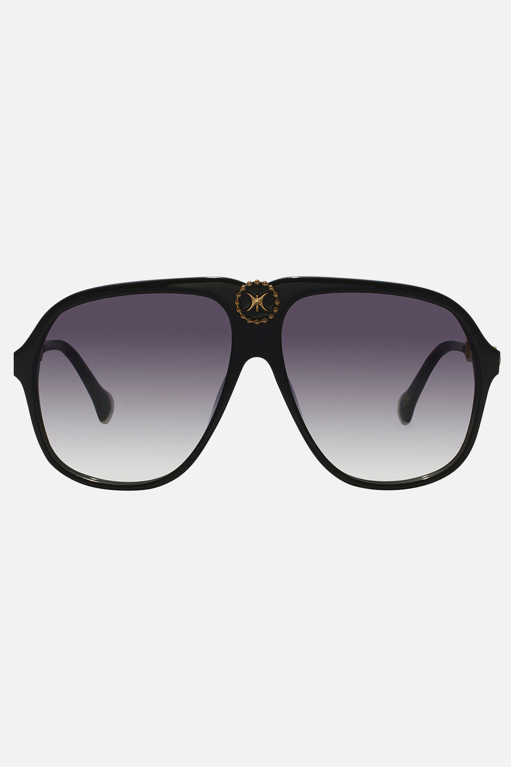 CAMILLA black designer sunglasses