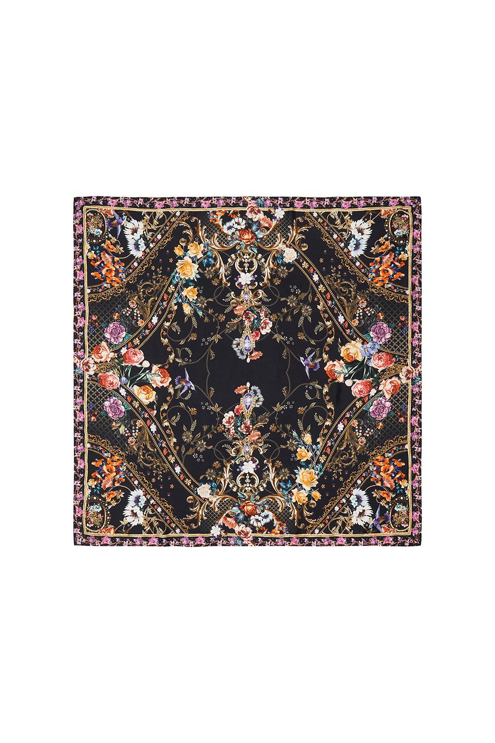 LARGE SQUARE SCARF BLUSHING MANOR