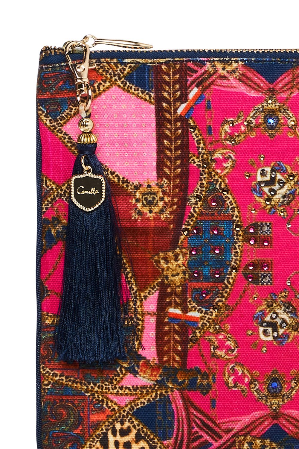 SMALL CANVAS CLUTCH DINING HALL DARLING