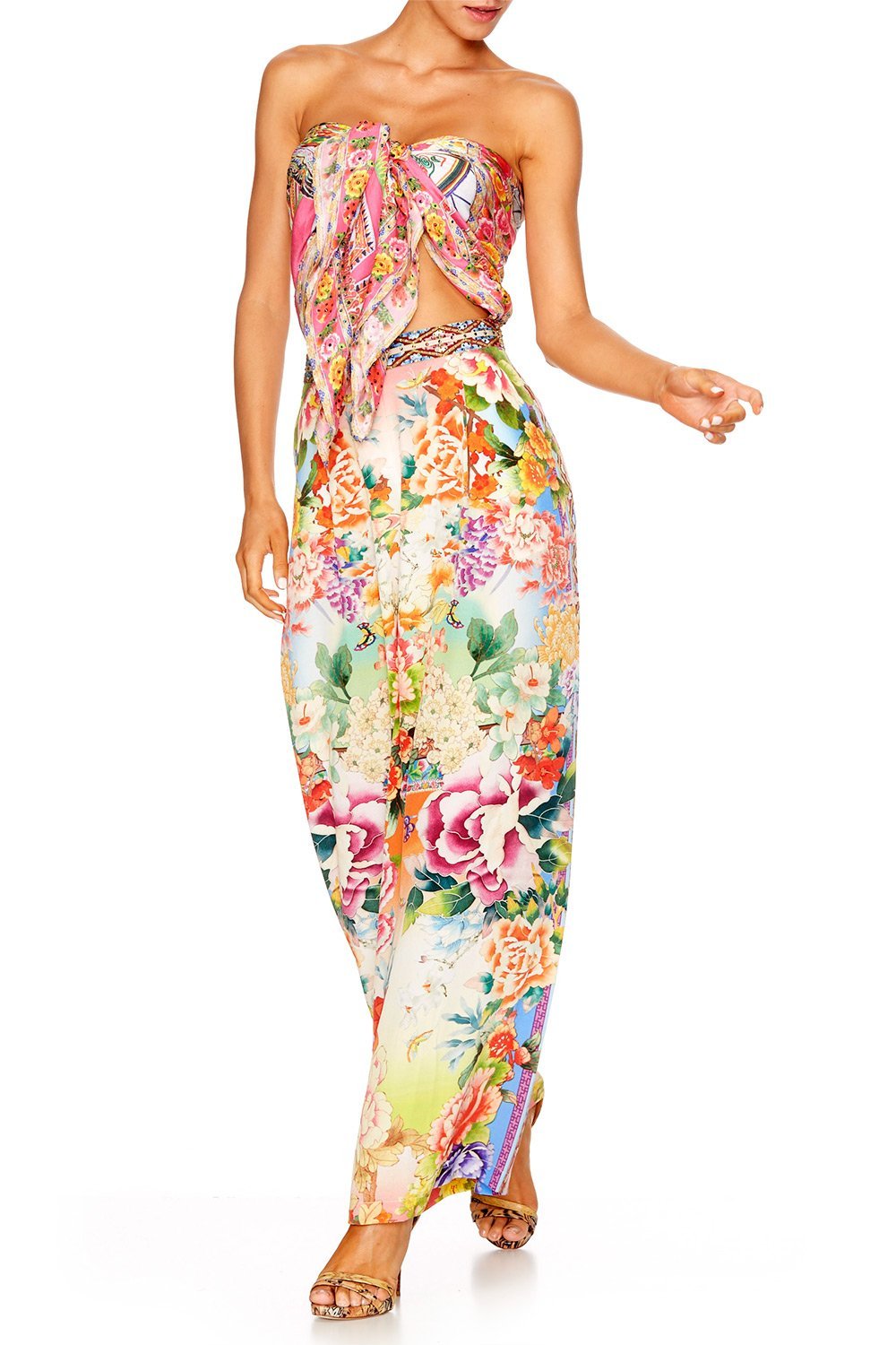 HANI HONEY LARGE SQUARE SCARF