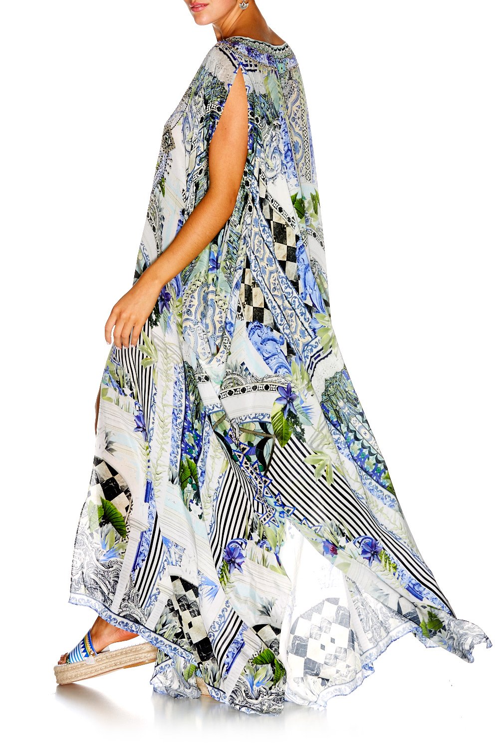 THE SWEET ESCAPE SLIT FRONT & SLEEVE KAFTAN