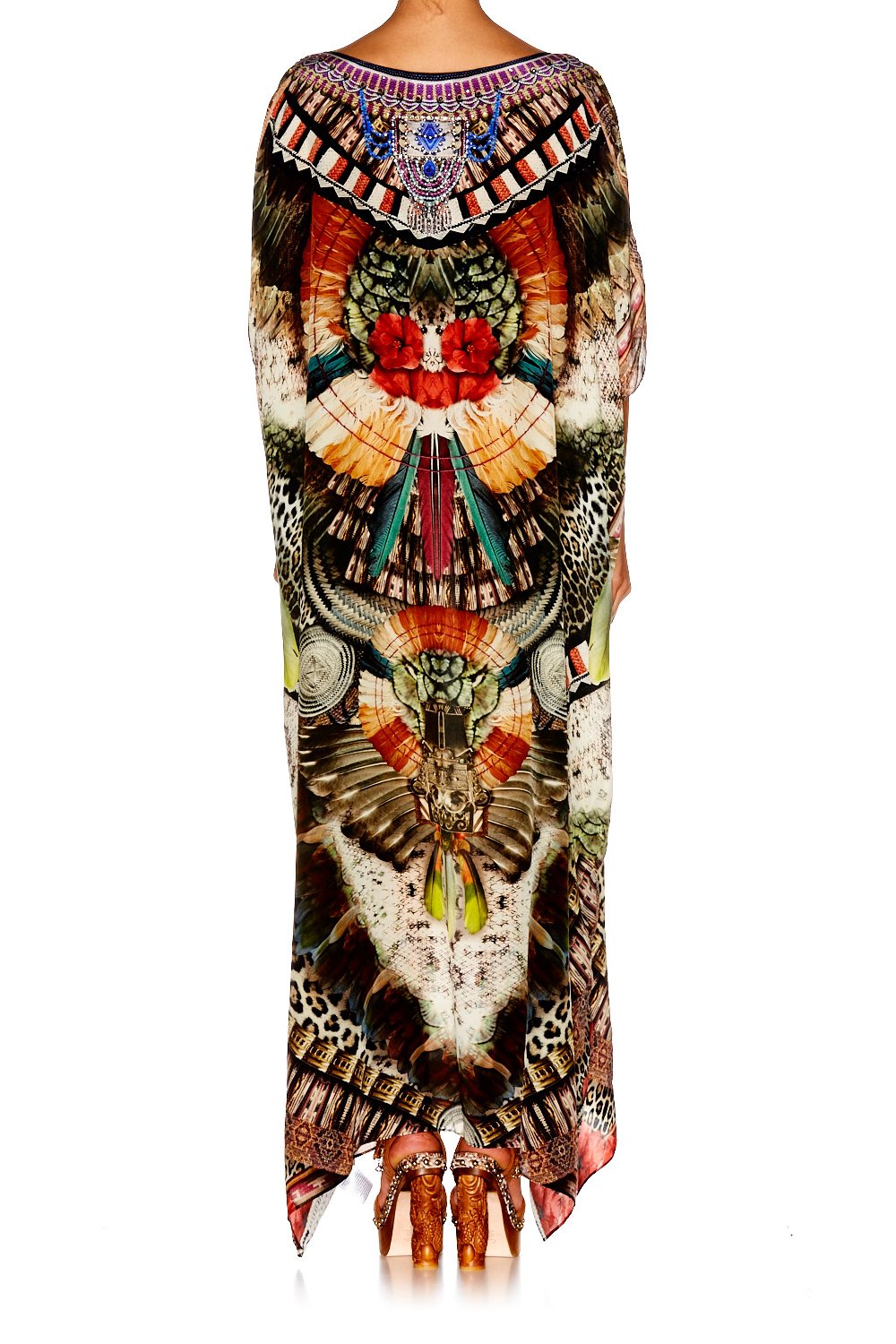 LIGHT MY FIRE ROUND NECK KAFTAN