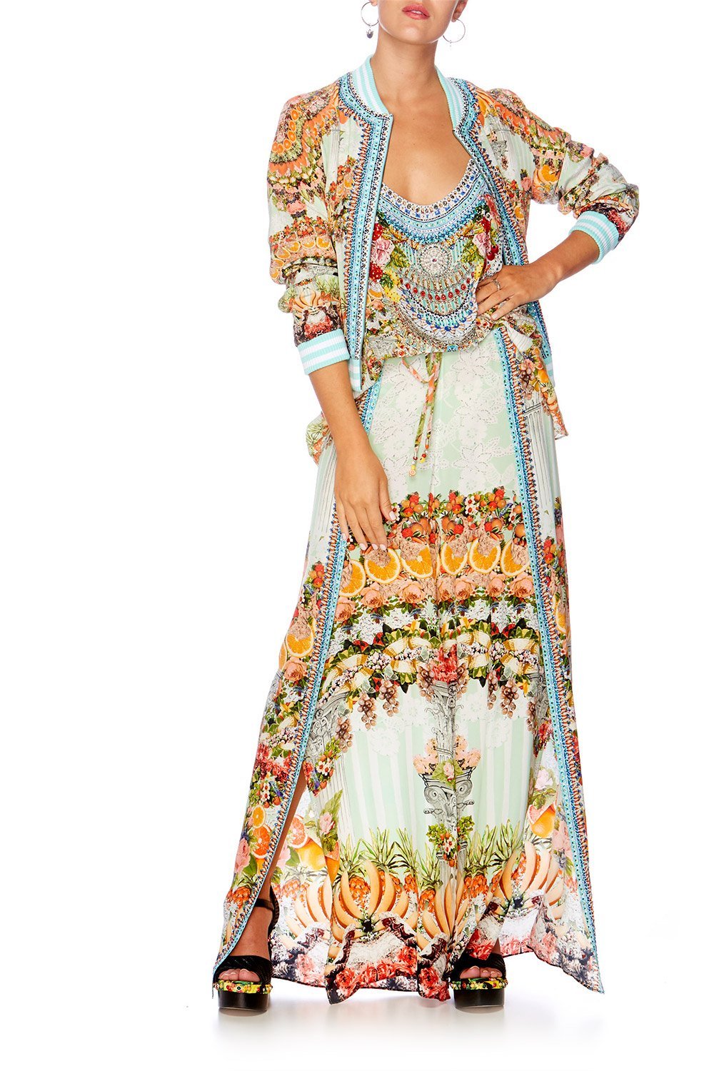 SLICE OF PARADISE T BACK SHOESTRING TOP