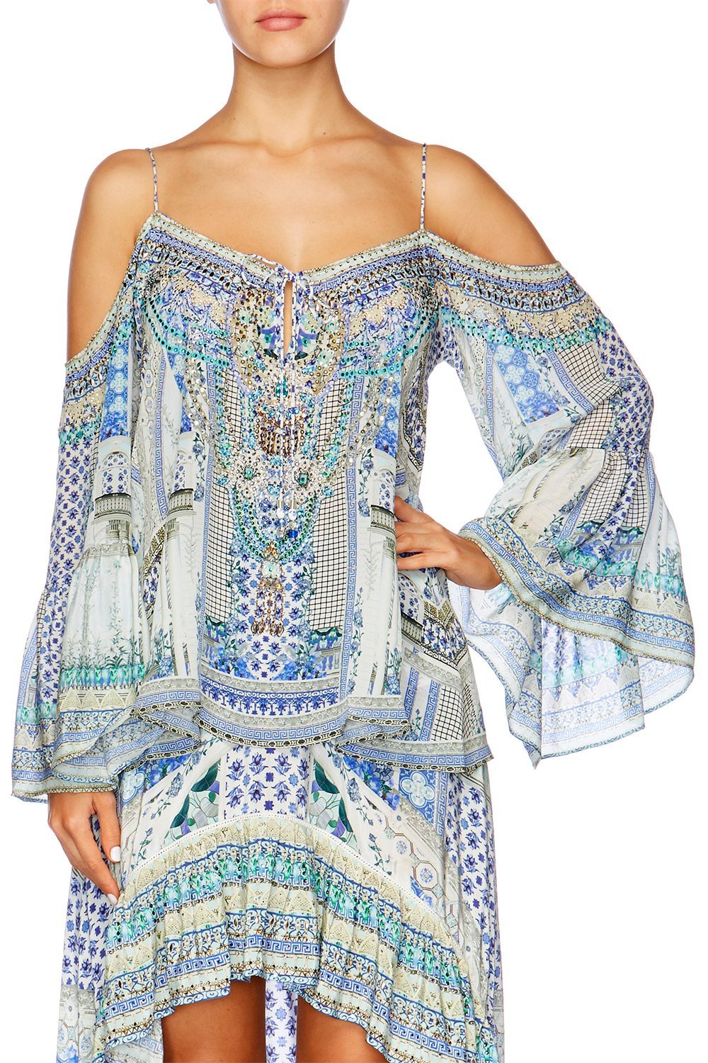 ALVADOR SUMMER DROP SHOULDER TOP