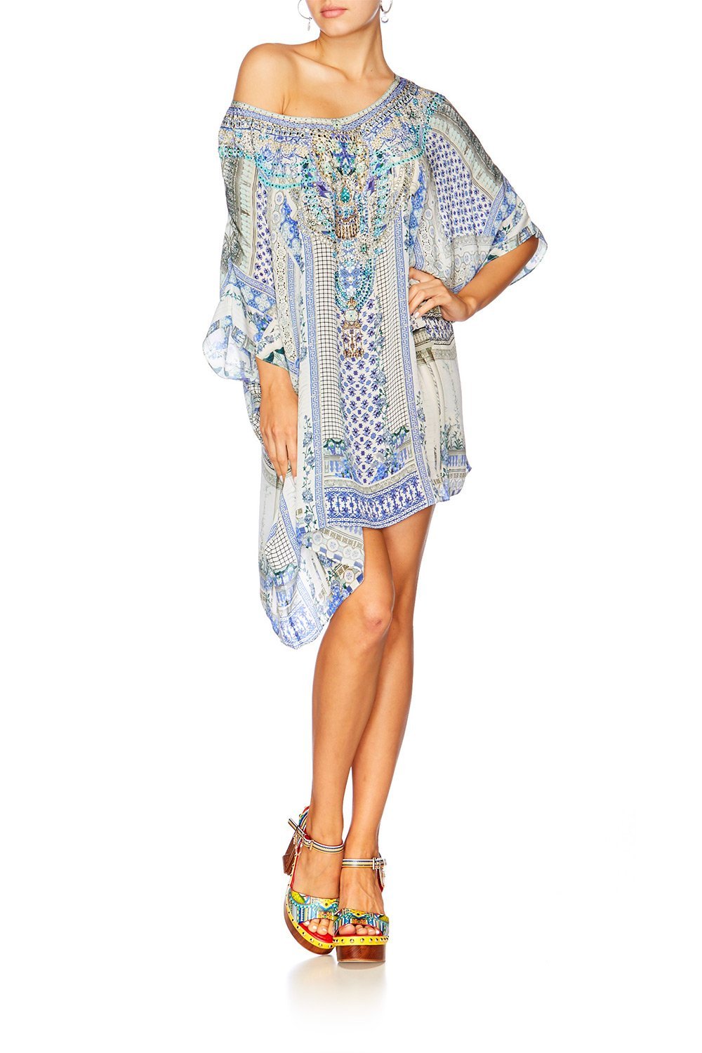 SALVADOR SUMMER SHORT ROUND NECK KAFTAN