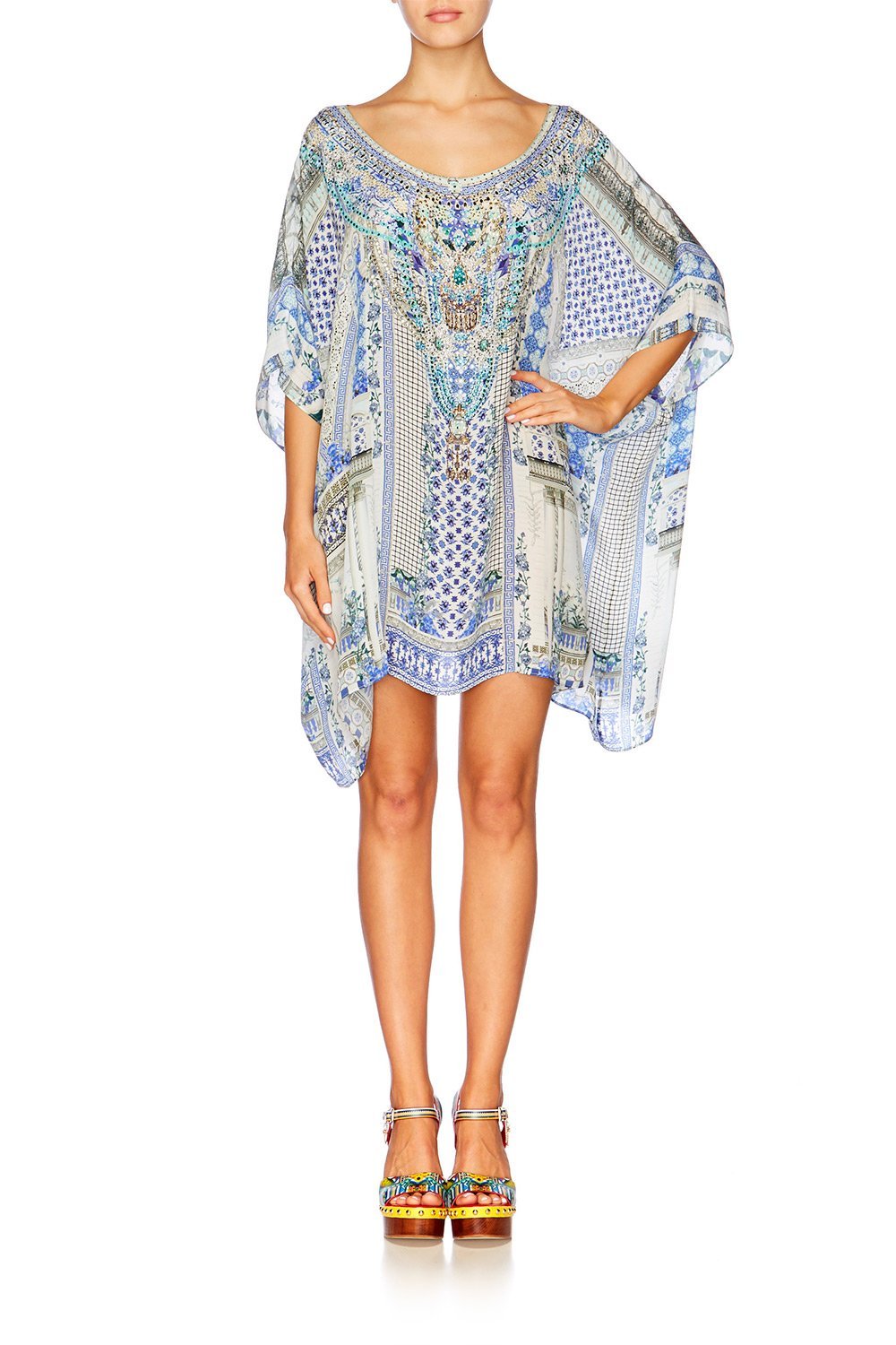 SALVADOR SUMMER SHORT ROUND NECK KAFTAN