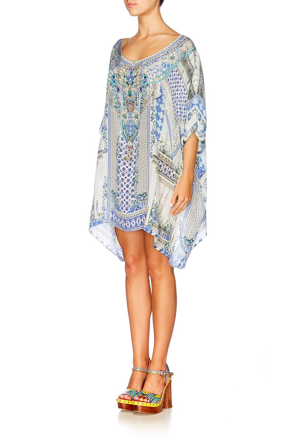 SALVADOR SUMMER SHORT ROUND NECK KAFTAN