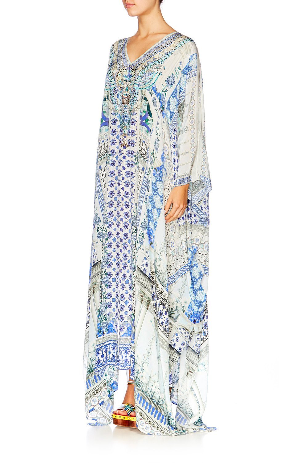 SALVADOR SUMMER SPLIT FRONT & SLEEVE KAFTAN