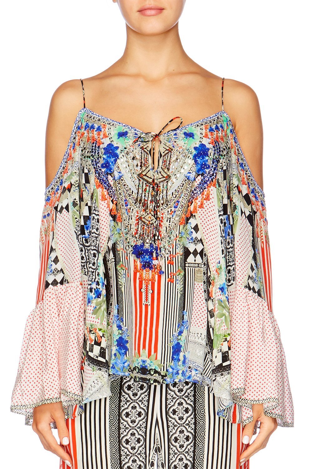 MEET ME HERE DROP SHOULDER TOP