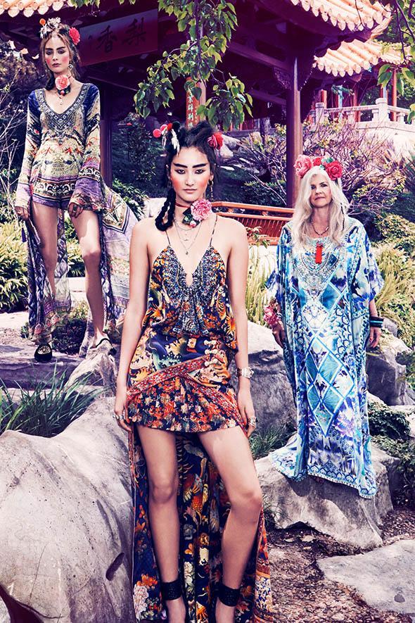 THE BLUE MARKET ROUND NECK KAFTAN