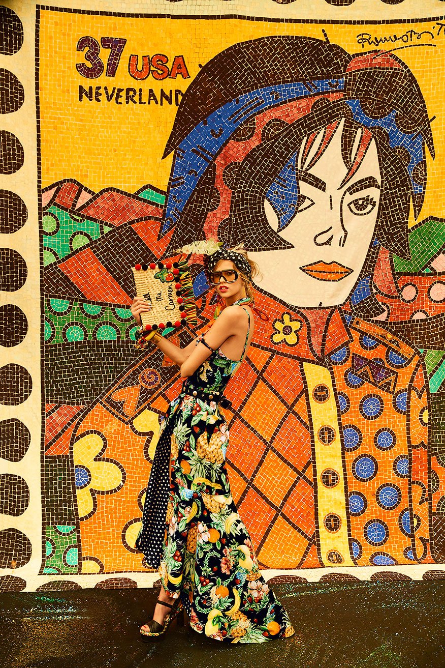 BLACK STRAPPED PLATFORM HEEL