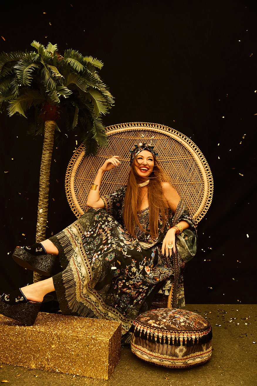 DANCING IN THE DARK LARGE SQUARE SCARF