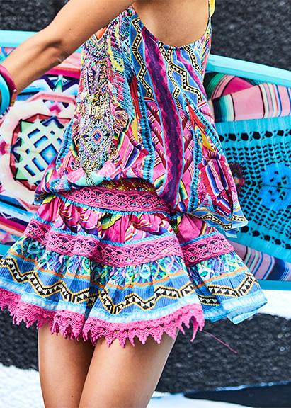 MS MOCHILLA T BACK SHOESTRING STRAP TOP