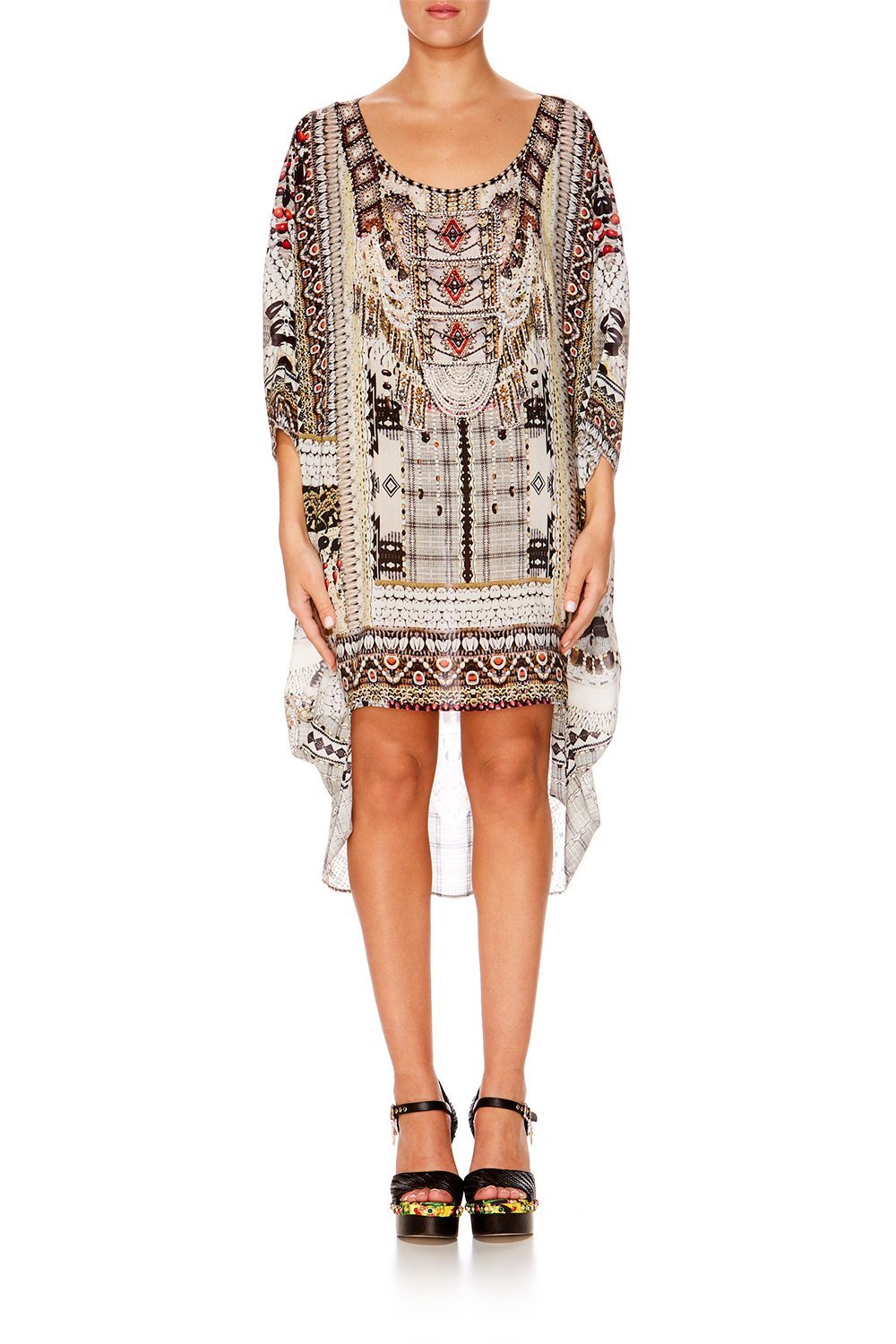 SPELL BOUND SCOOP BACK HEM DRESS