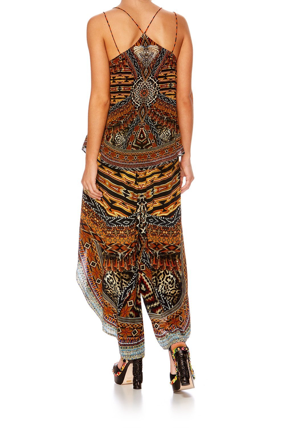 DAWN OF TIME U RING DOUBLE STRAP TOP