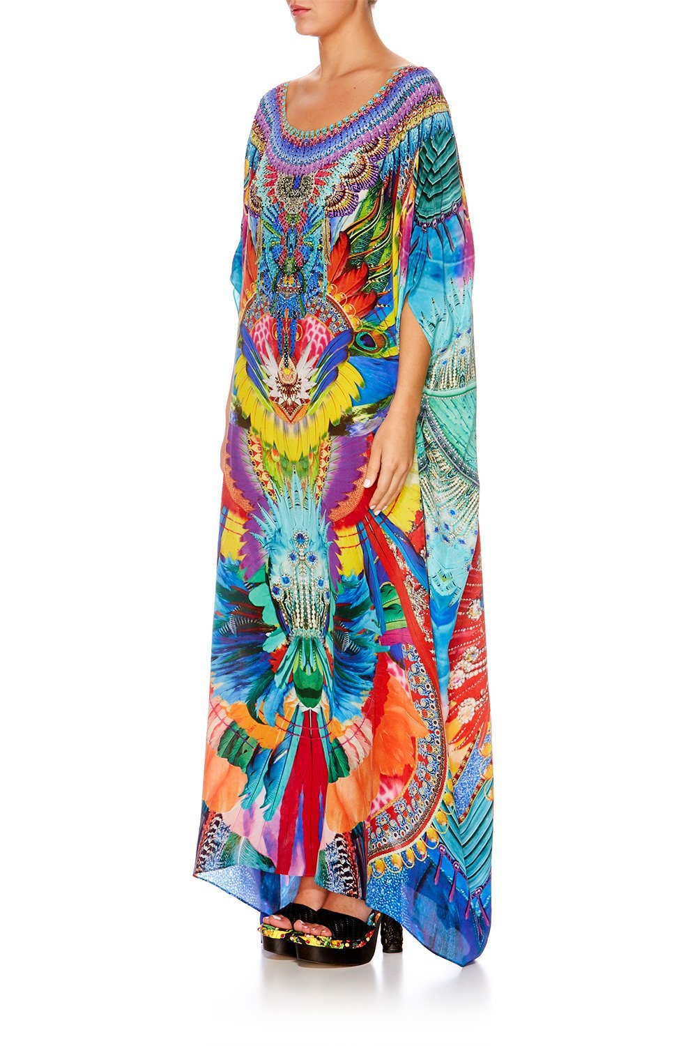 SHOW GIRL ROUND NECK KAFTAN