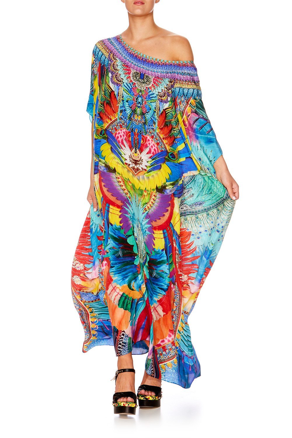 SHOW GIRL ROUND NECK KAFTAN