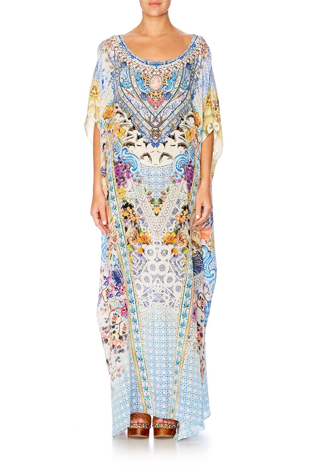 GIRL NEXT DOOR ROUND NECK KAFTAN