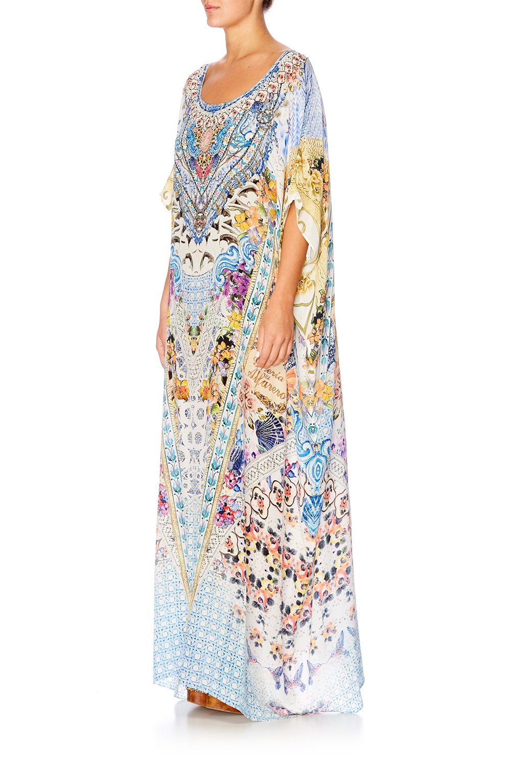 GIRL NEXT DOOR ROUND NECK KAFTAN