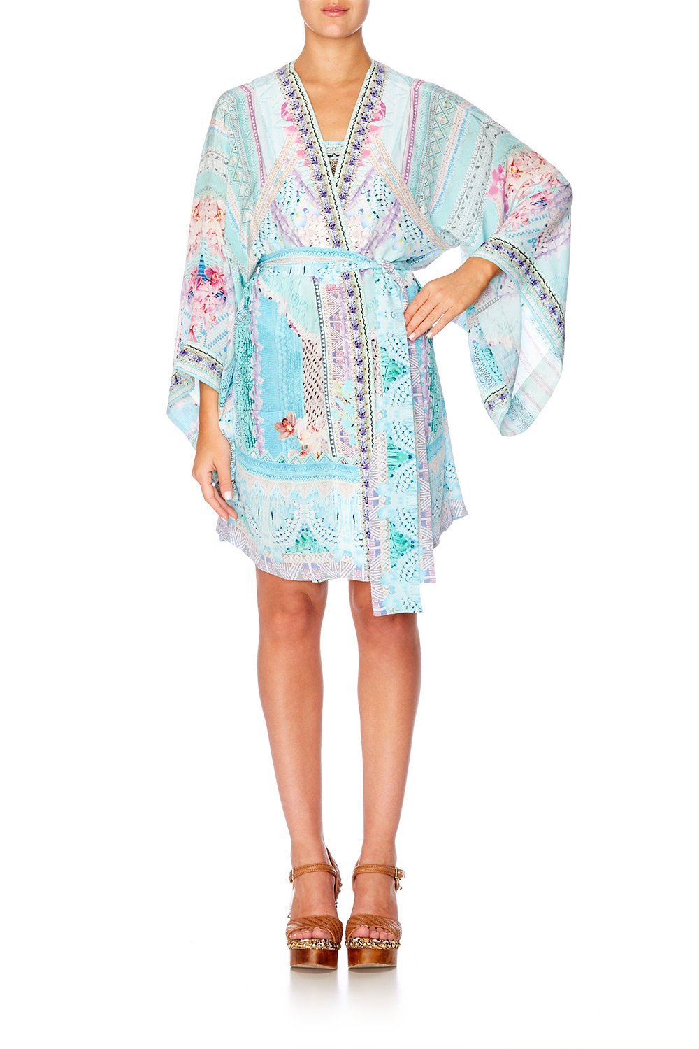 GARDEN STATE KIMONO WITH TIE BELT