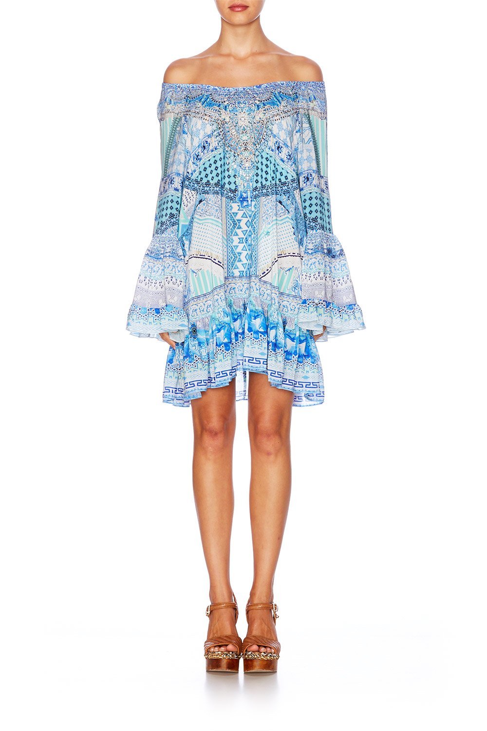 CAMILLA DAY DREAMER A LINE FRILL DRESS