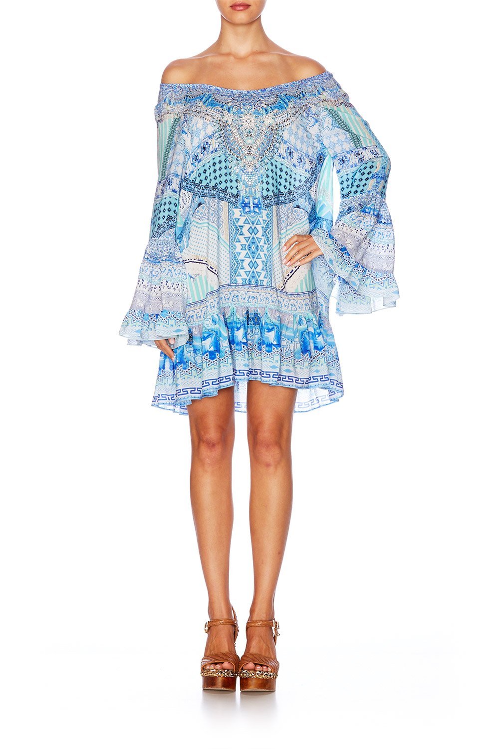 CAMILLA DAY DREAMER A LINE FRILL DRESS