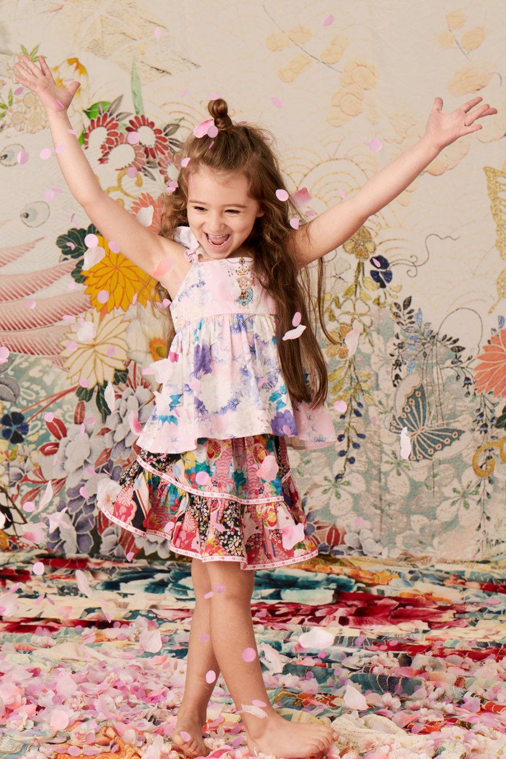 CAMILLA POSTCARDS FROM MARS KIDS SHORT SKIRT W TRIM