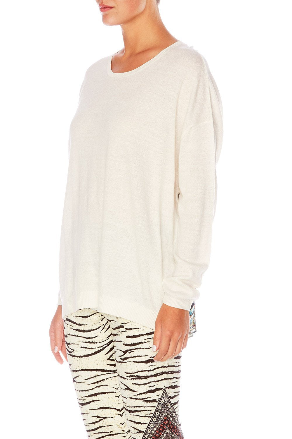 THE BODYGUARD JUMPER W CONTRAST BACK