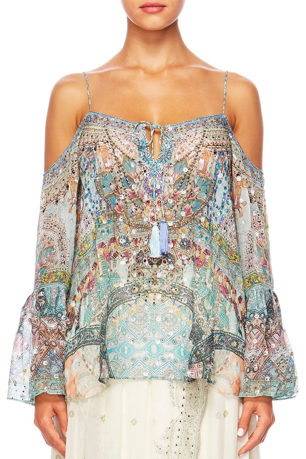 SISTERS OF THE MARIGOLD DROP SHOULDER TOP