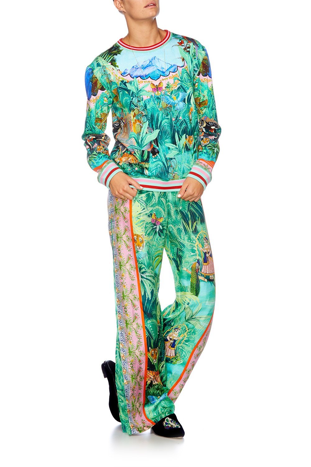 BENNYS BLESSING PANTS WITH SIDE SPLIT