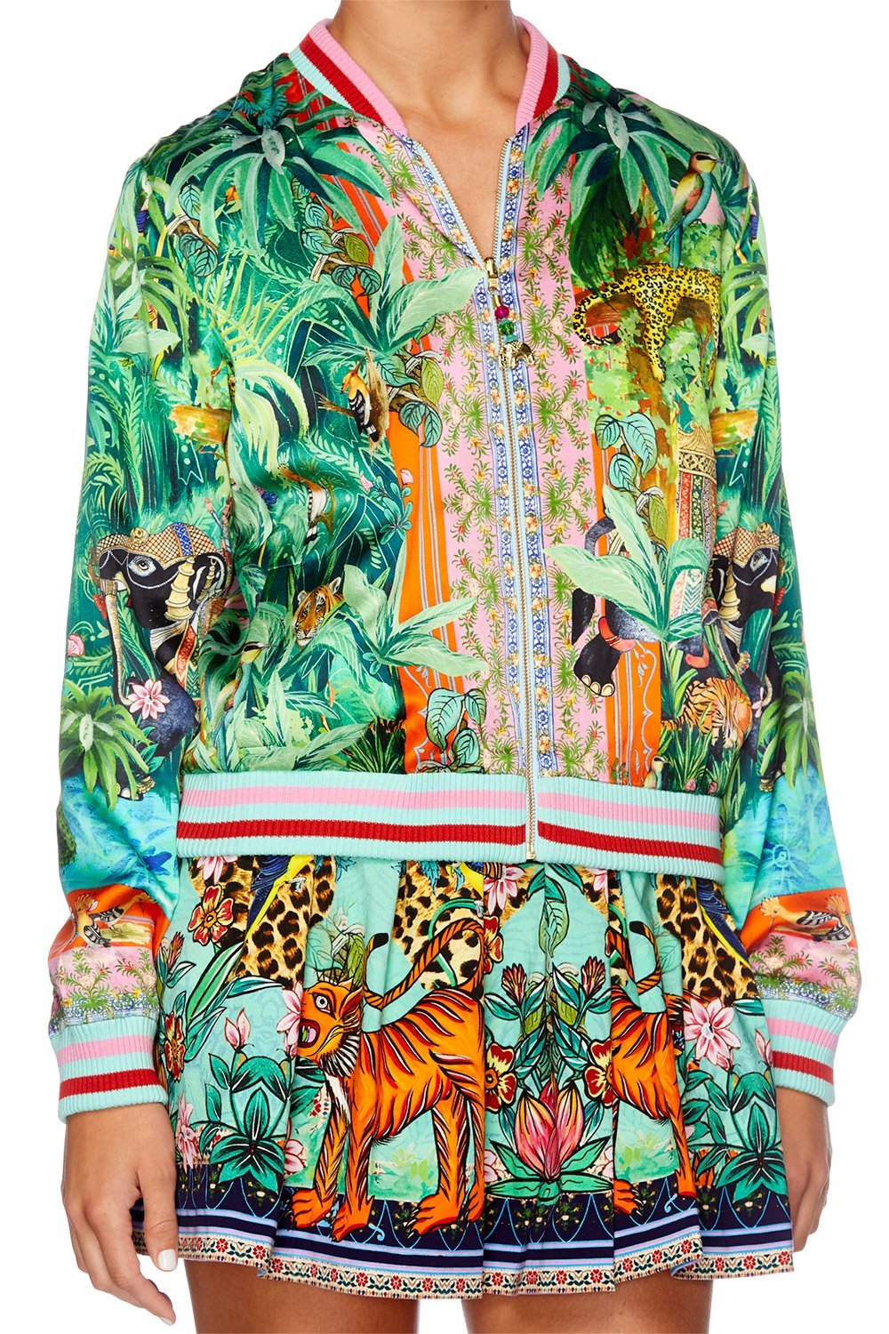 BENNYS BLESSING REVERSIBLE BOMBER JACKET