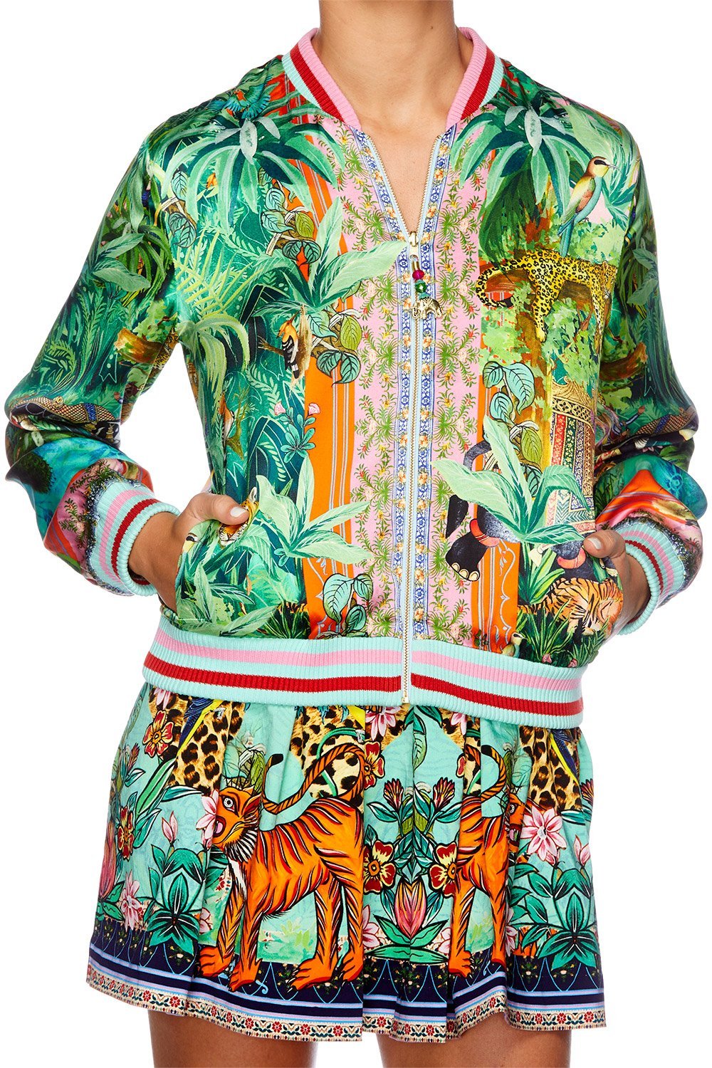 BENNYS BLESSING REVERSIBLE BOMBER JACKET