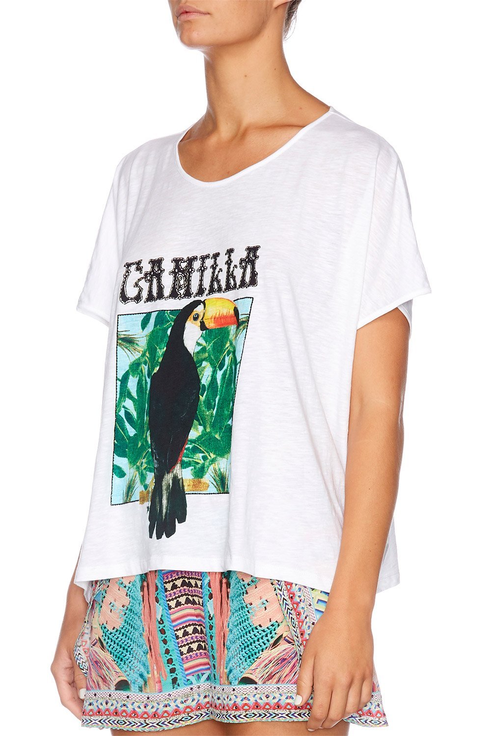 TOUCAN PLAY LOOSE FIT ROUND NECK T-SHIRT