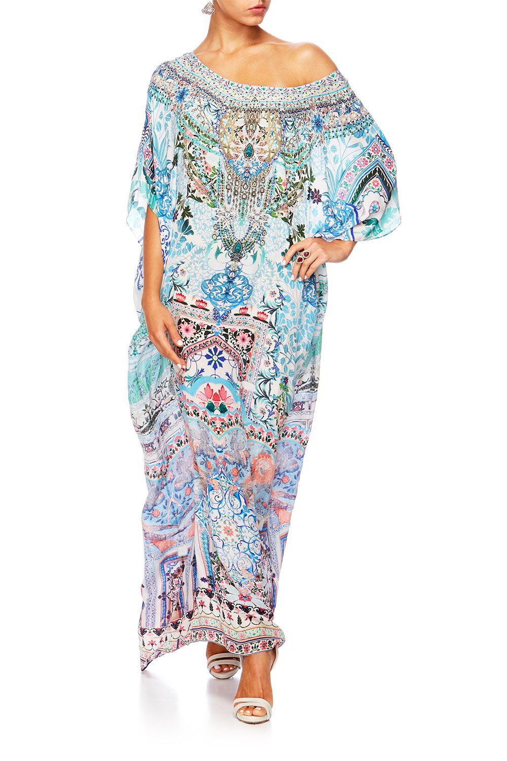 LOVERS RETREAT ROUND NECK KAFTAN