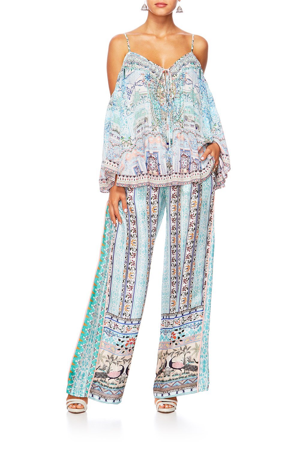 THE KING AND I PANTS WITH SIDE SPLIT