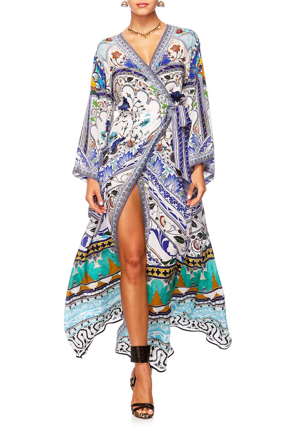 CAMILLA EVERLASTING UDAIPUR KIMONO WRAP DRESS