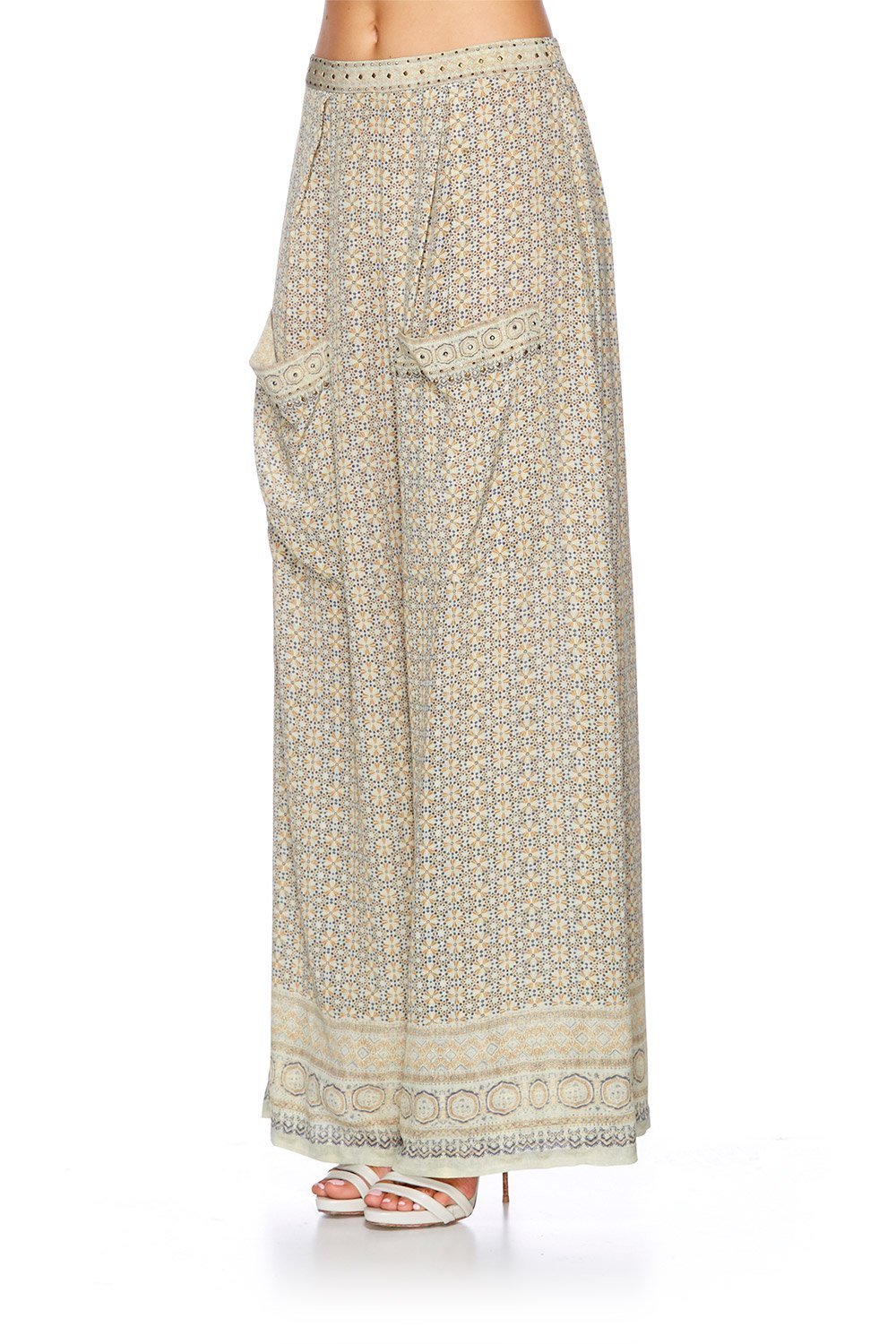 THREADED UNION WIDE LEG TROUSER