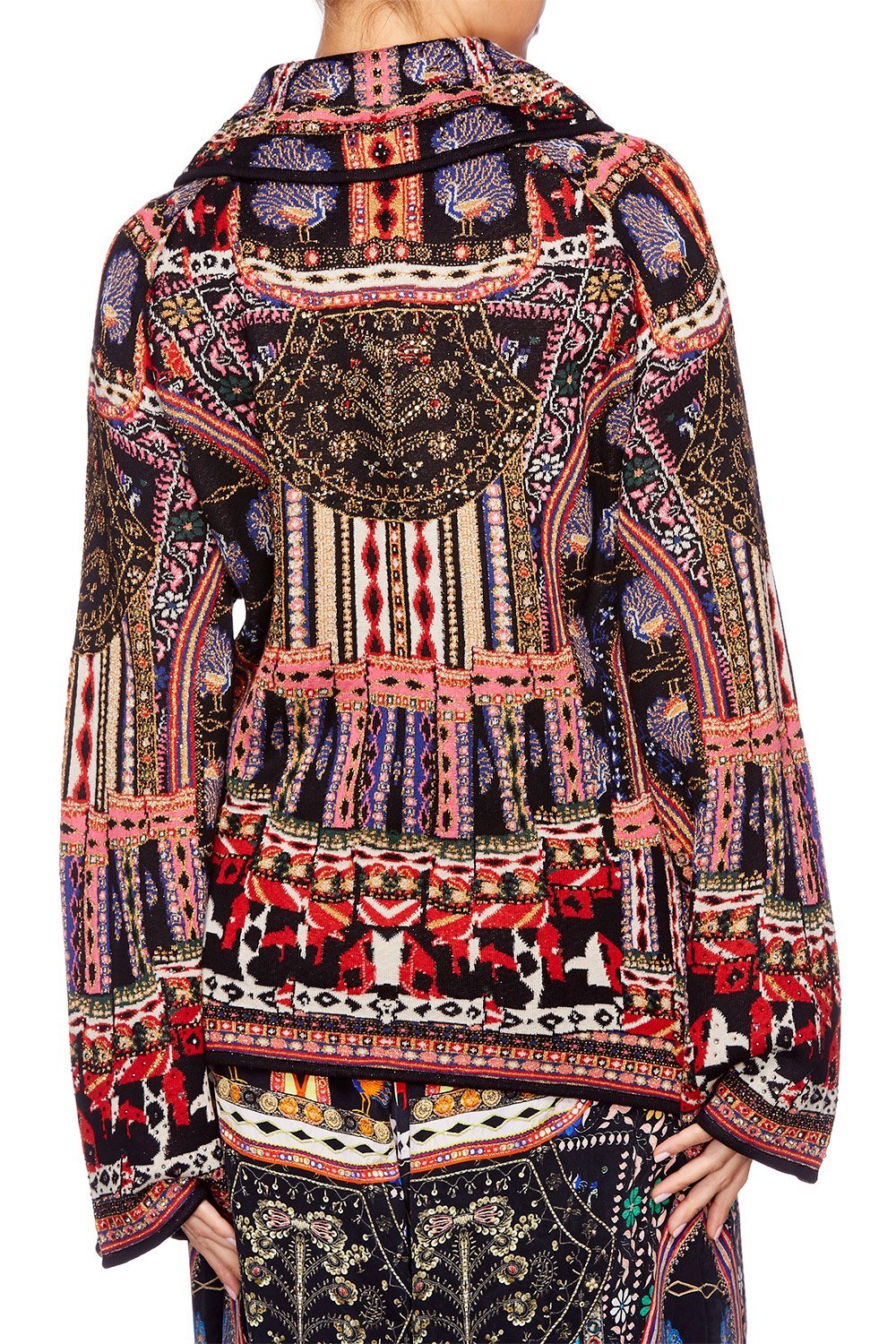 DANCING ON MY OWN KNIT JACQUARD JACKET