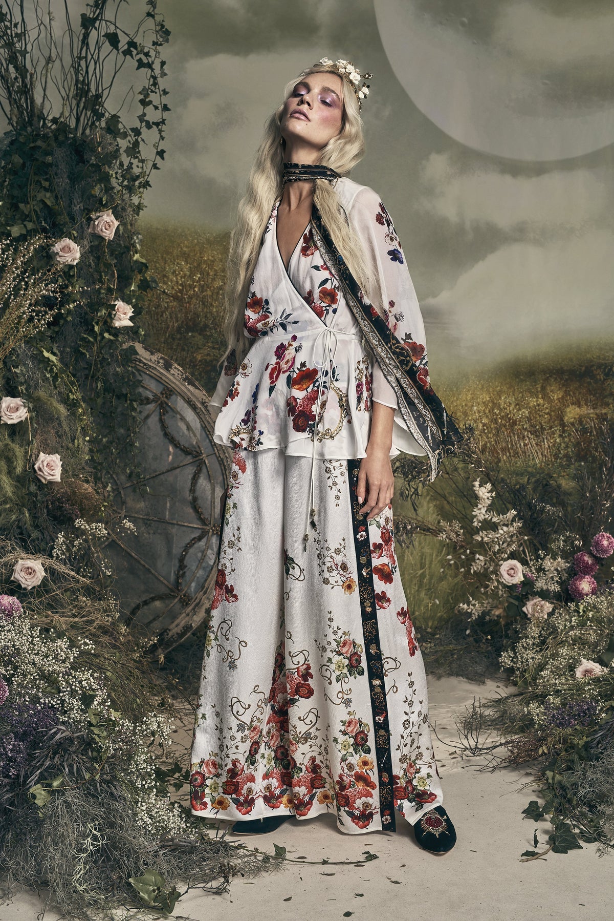 WRAP TOP WITH NECK TIE FAIRY GODMOTHER