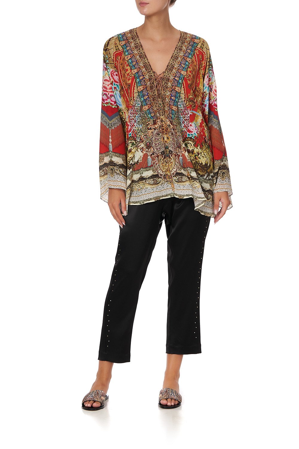 LACE UP BLOUSE CAMEO'S DANCE