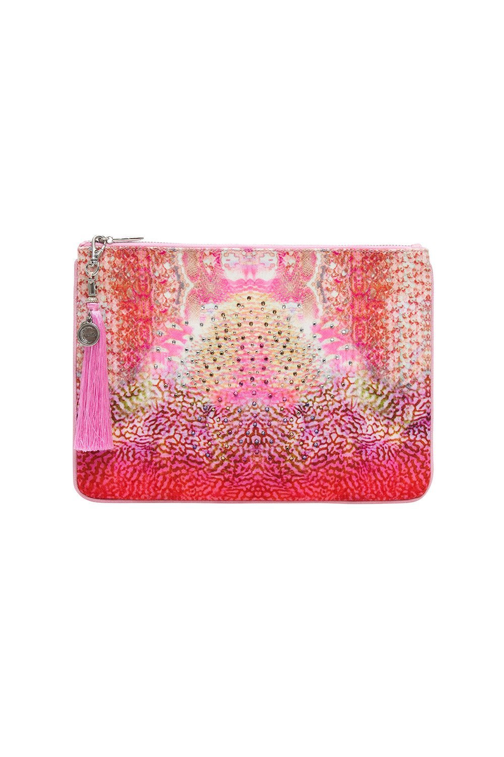 SMALL CANVAS CLUTCH SERPENTINE DREAMS